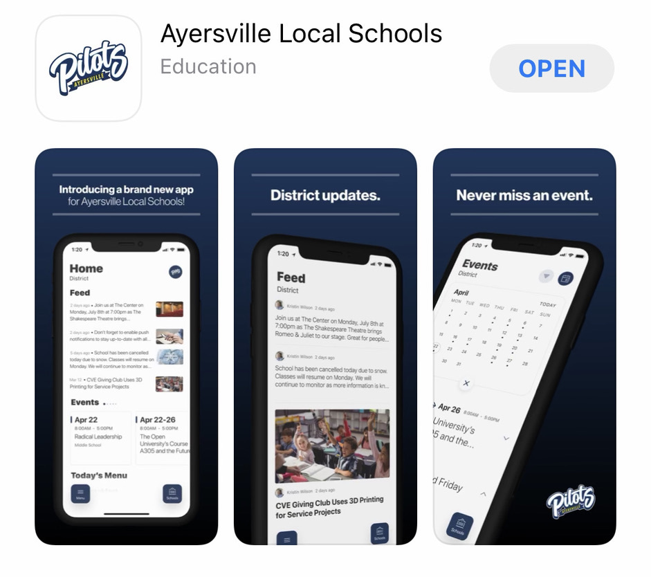 Ayersville Local School App