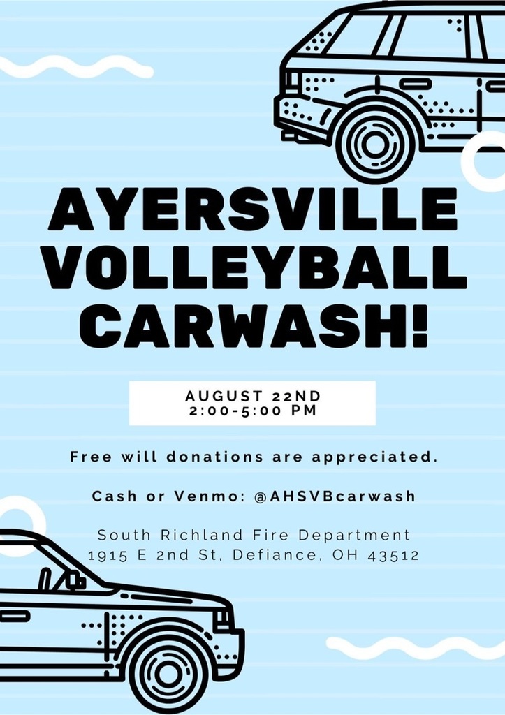 volleyball car wash flyer