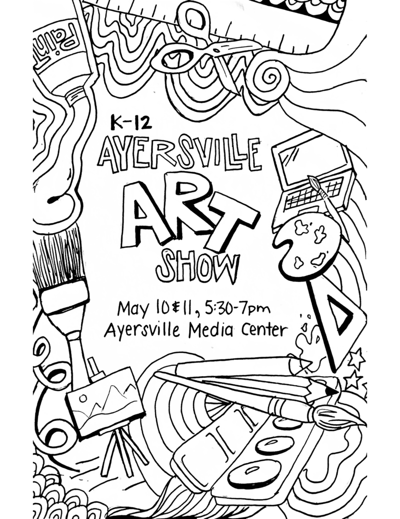 Art show invitation