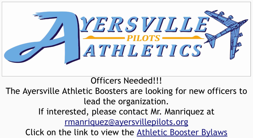 Booster Officers Needed